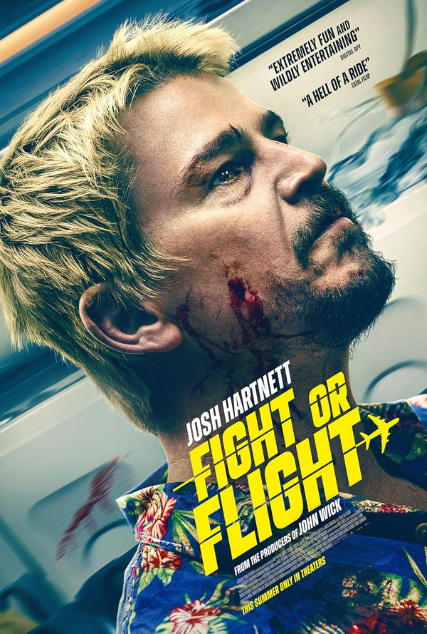 Fight or Flight (2024) - Action Comedy Movie Poster Movie Poster | Film Wall Art Print