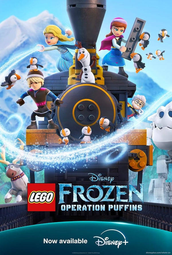 Lego Disney Frozen: Operation Puffins Adventure Movie Poster | Film Wall Art Print