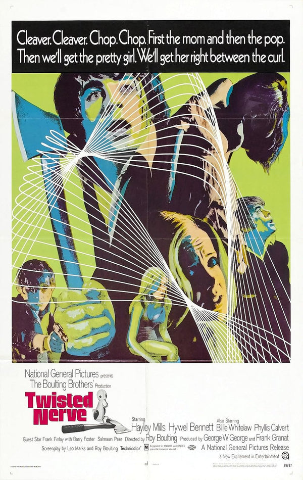Twisted Nerve (1968) - Classic Drama Thriller Movie Poster Movie Poster | Film Wall Art Print
