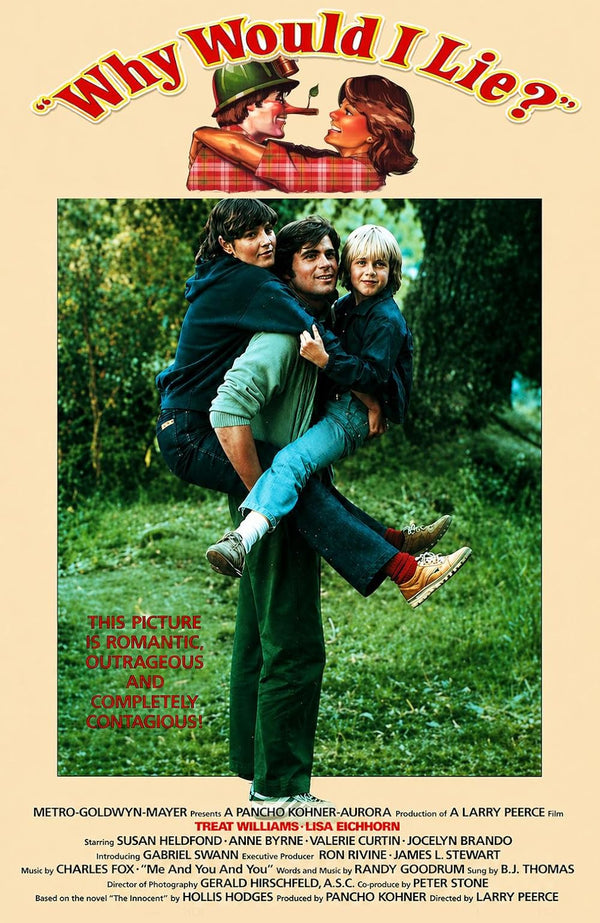 Why Would I Lie (1980) - Hilarious Comedy Drama Poster Movie Poster | Film Wall Art Print