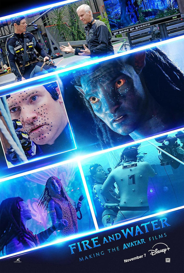 Fire and Water: Making the Avatar Films Documentary Movie Poster | Film Wall Art Print