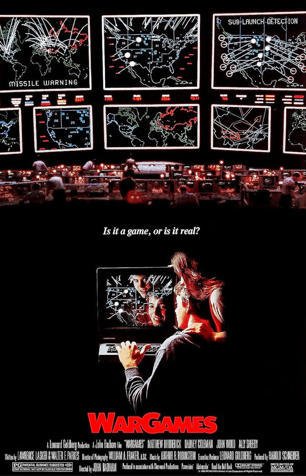 Wargames Movie Poster - Classic 1983 Sci-Fi Thriller Art Movie Poster | Film Wall Art Print