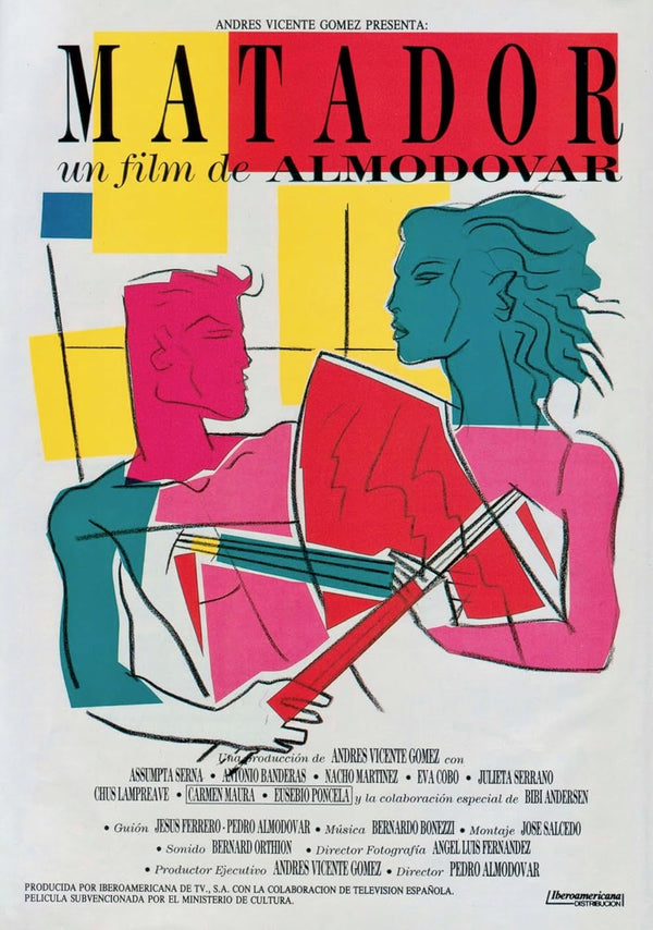 Matador (1986) – Iconic Drama Thriller Movie Poster Movie Poster | Film Wall Art Print