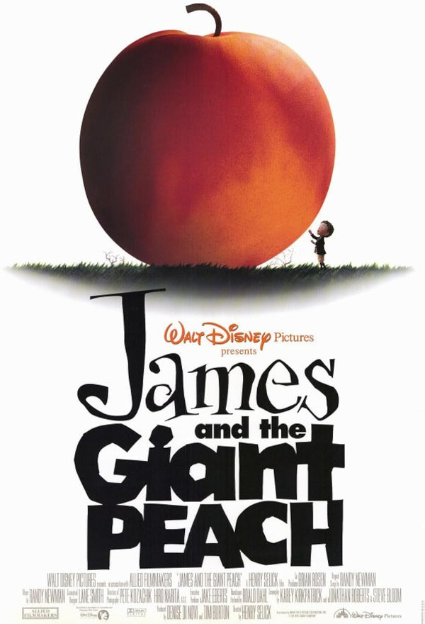 James And The Giant Peach (1996) | Animated Family Adventure Movie Poster Movie Poster | Film Wall Art Print