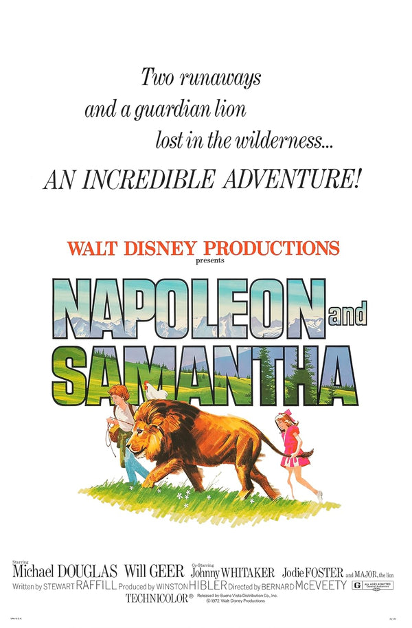 Napoleon and Samantha (1972) Adventure Drama Movie Poster Movie Poster | Film Wall Art Print