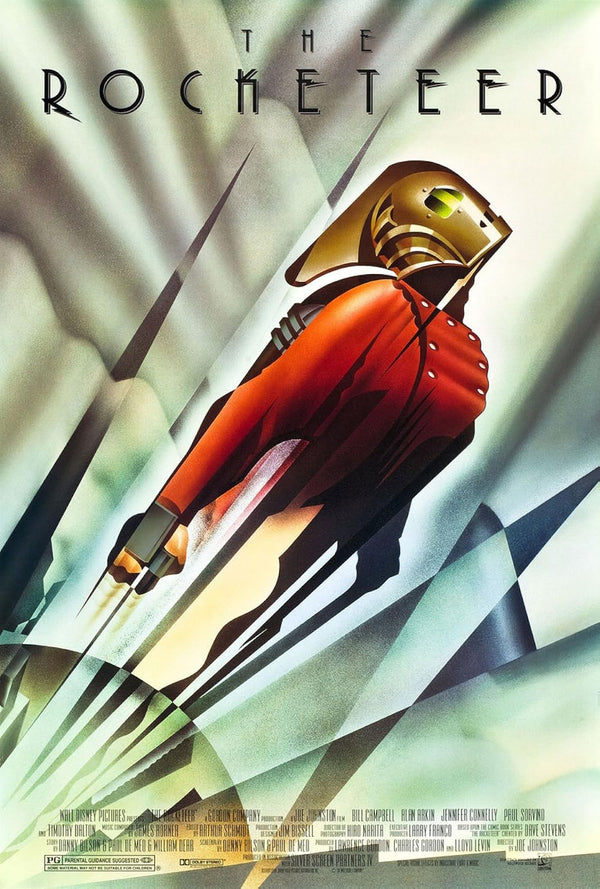 The Rocketeer Movie Poster - Vintage 1991 Adventure Film Art Movie Poster | Film Wall Art Print
