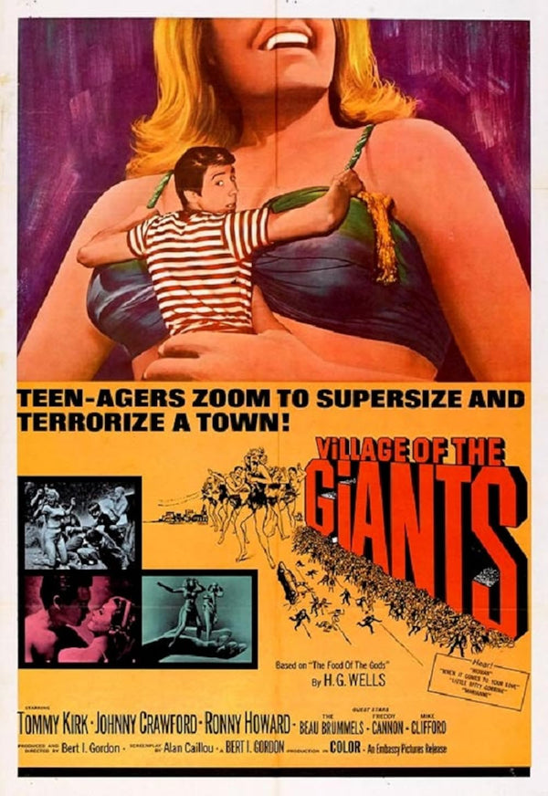 Village of the Giants (1965) – Classic Comedy Sci-Fi Movie Poster Movie Poster | Film Wall Art Print