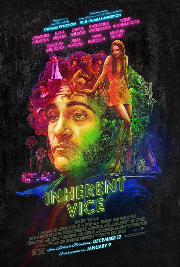 Inherent Vice Movie Poster - Paul Thomas Anderson Film Art Movie Poster | Film Wall Art Print