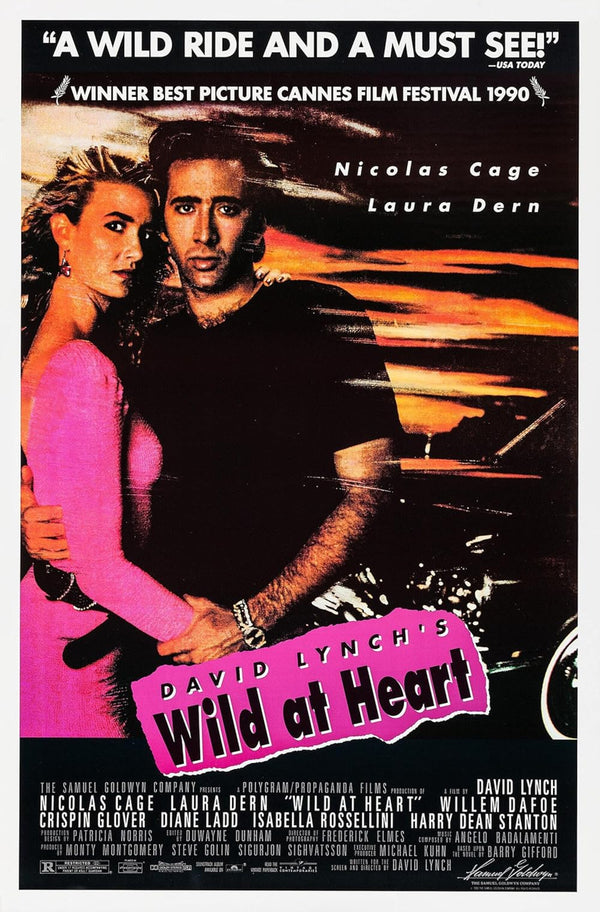 Wild at Heart Movie Poster - David Lynch Film Art Print Movie Poster | Film Wall Art Print