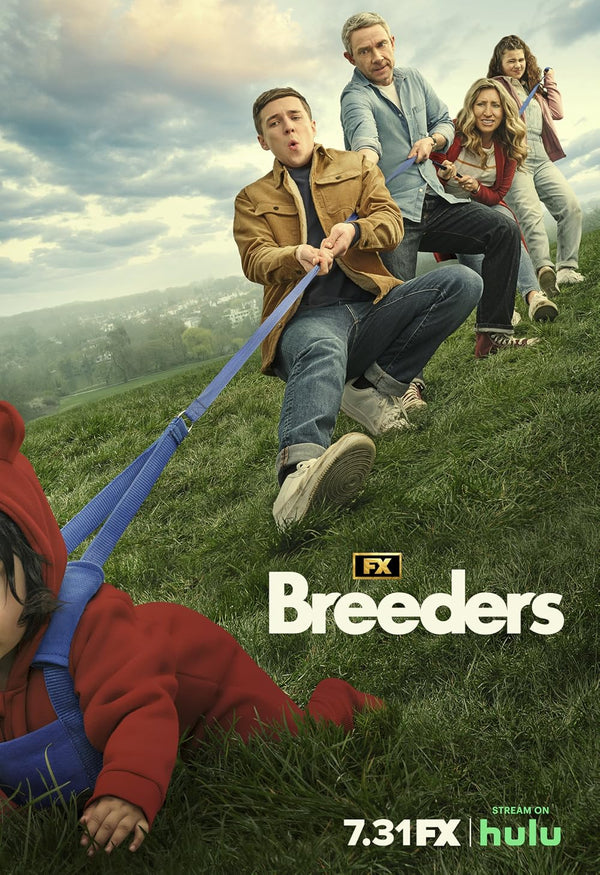 Breeders TV Series: Dark Comedy & Drama | Watch Online Movie Poster | Film Wall Art Print