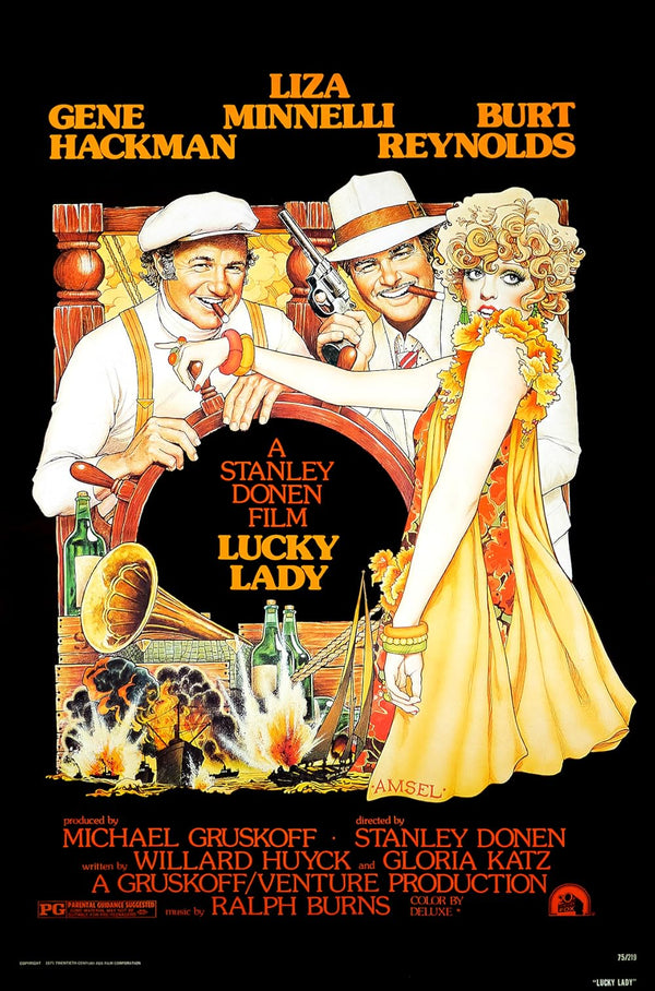 Lucky Lady (1975) - Hilarious Crime Drama Comedy Poster Movie Poster | Film Wall Art Print
