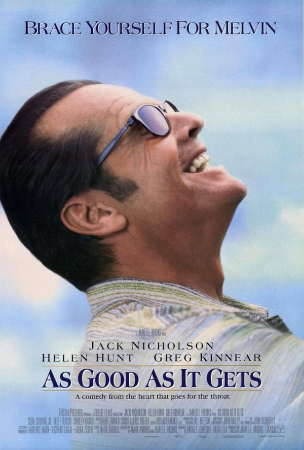 As Good As It Gets (1997) - Heartwarming Comedy-Drama-Romance Movie Poster | Film Wall Art Print