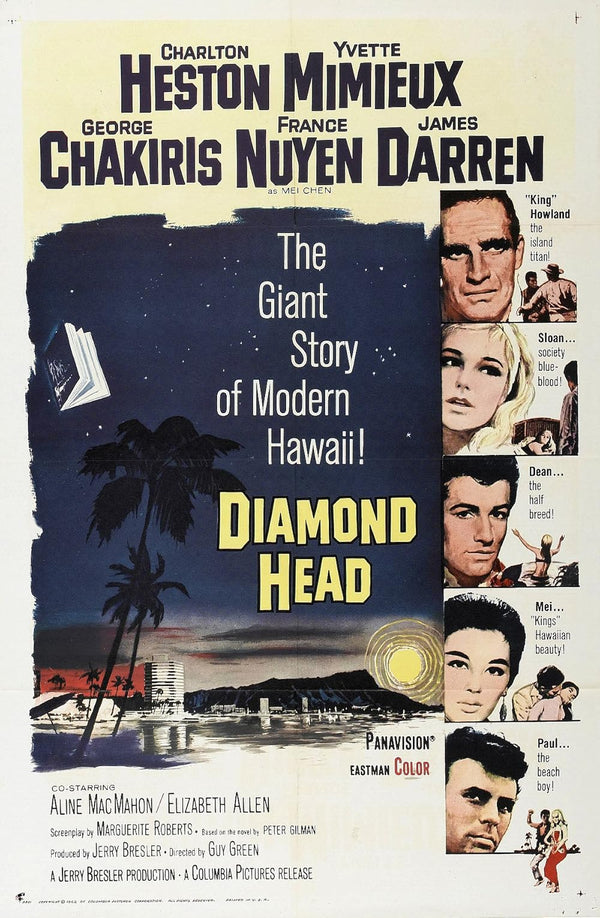Diamond Head (1962) Movie Poster - High Quality Print Movie Poster | Film Wall Art Print