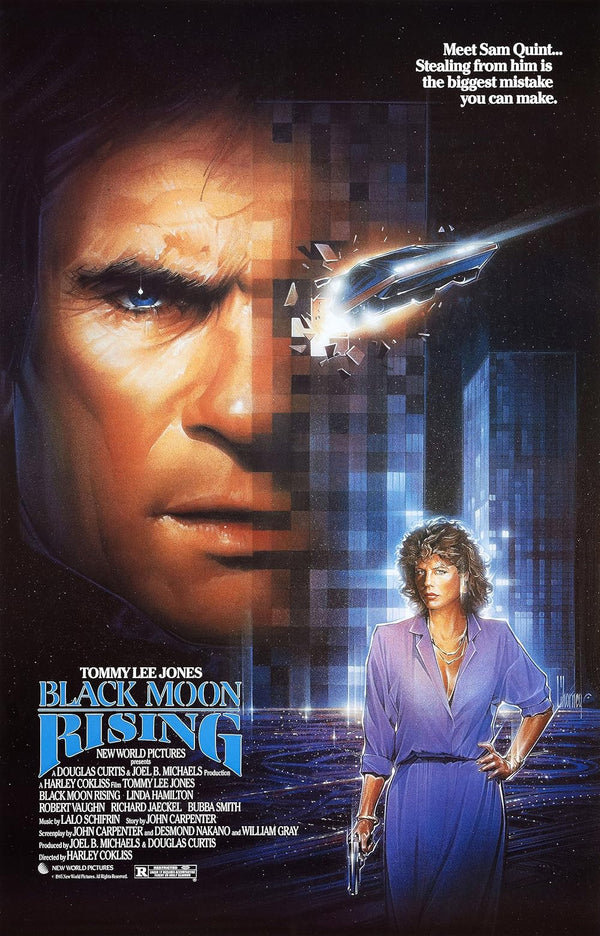 Black Moon Rising (1986) Action Crime Thriller Movie Movie Poster | Film Wall Art Print