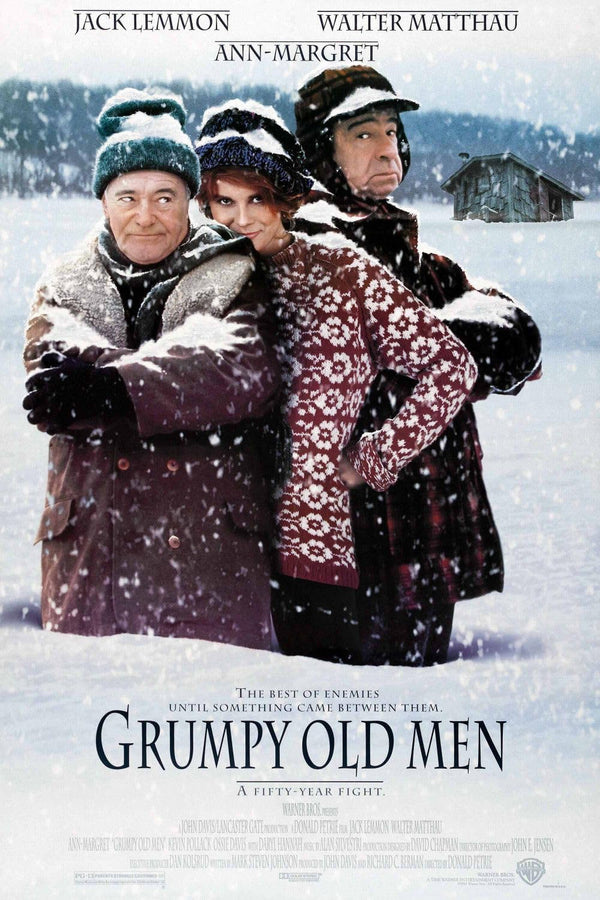 Grumpy Old Men Movie Poster - Classic 1993 Comedy Film Art Movie Poster | Film Wall Art Print