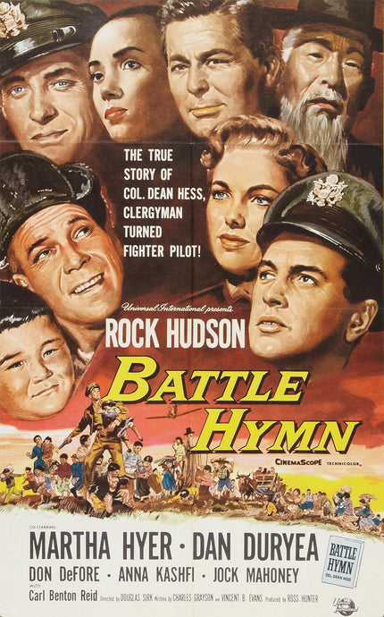 Battle Hymn (1957) – Inspirational War Drama Biography Poster Movie Poster | Film Wall Art Print