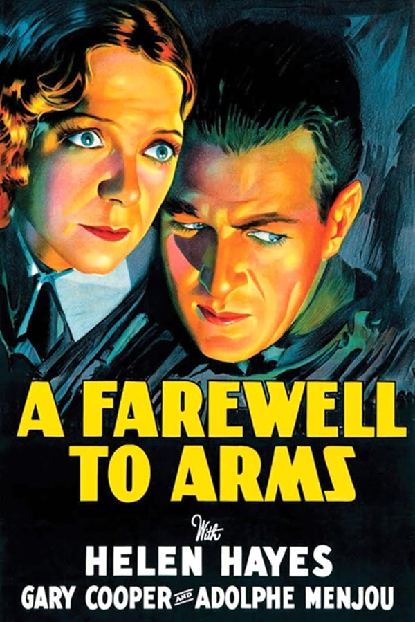 Farewell to Arms (1932) - Heart-Wrenching War Romance Drama Movie Poster | Film Wall Art Print