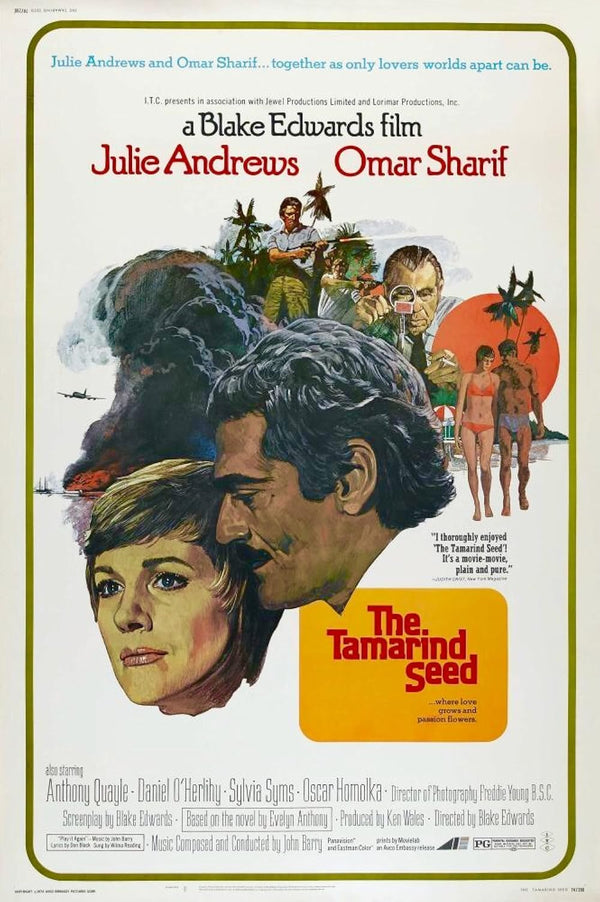 Tamarind Seed (1974) – Classic Drama, Romance, Thriller Movie Poster Movie Poster | Film Wall Art Print