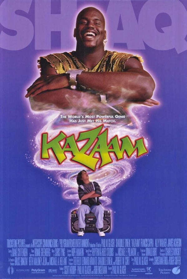 Kazaam (1996) - Family Fantasy Comedy Movie Poster Movie Poster | Film Wall Art Print