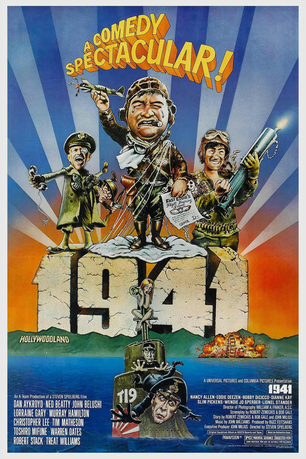 1941 (1979) Movie Poster – Action, Comedy, War Film Movie Poster | Film Wall Art Print