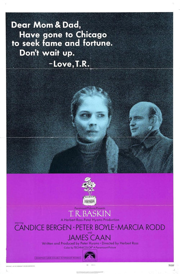 T.R. Baskin (1971) – Drama Movie Poster | Classic Film Art Movie Poster | Film Wall Art Print