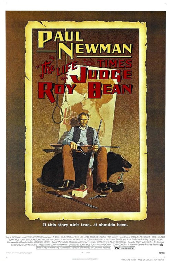 Life and Times of Judge Roy Bean (1972) Comedy, Drama, Romance Movie Poster | Film Wall Art Print