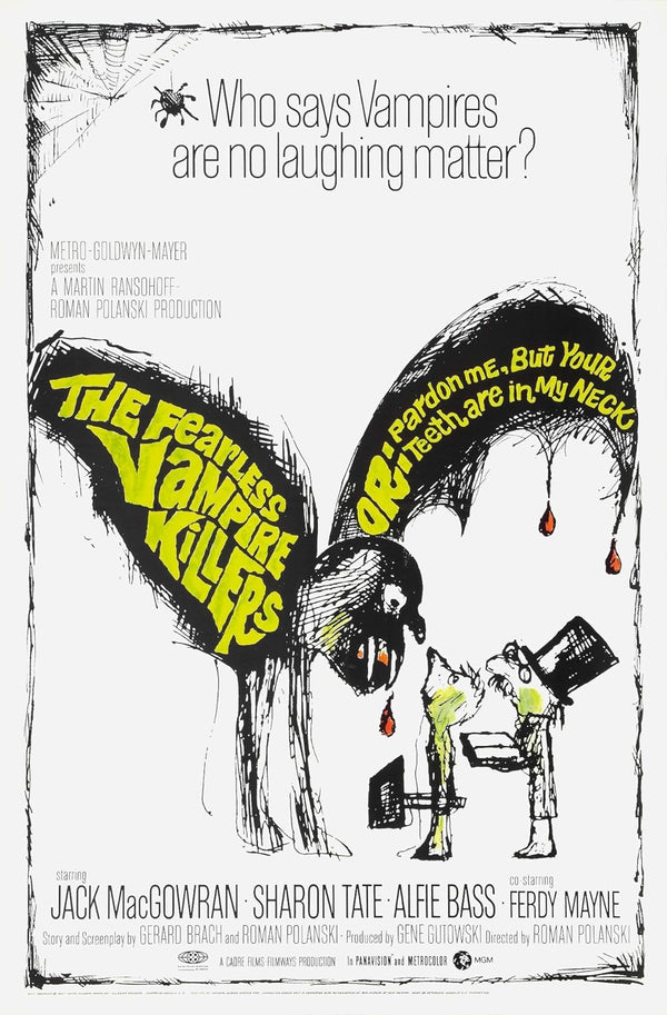 Fearless Vampire Killers (1967) - Classic Comedy Horror Fantasy Film Movie Poster | Film Wall Art Print