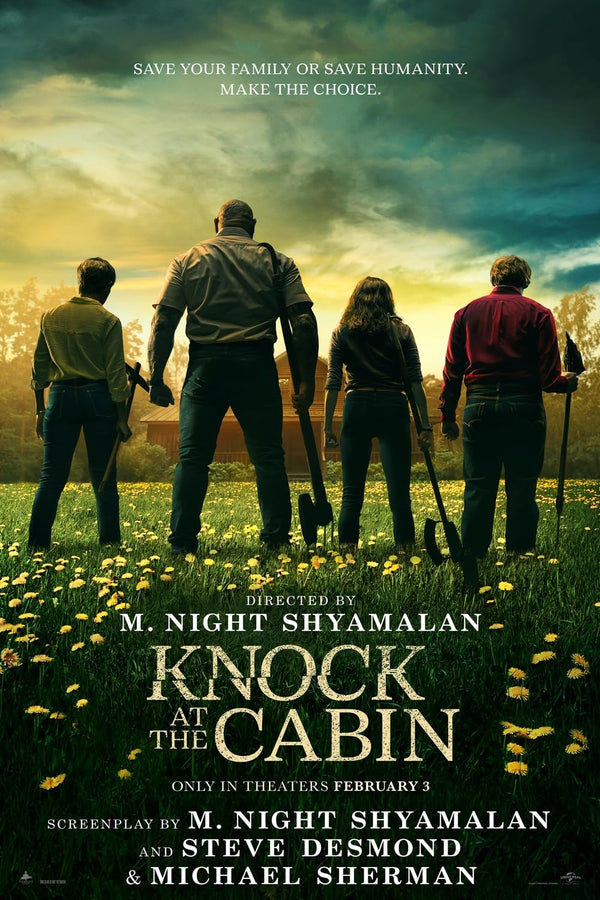 Knock at the Cabin (2023) Horror Movie Poster – Thriller & Mystery Movie Poster | Film Wall Art Print