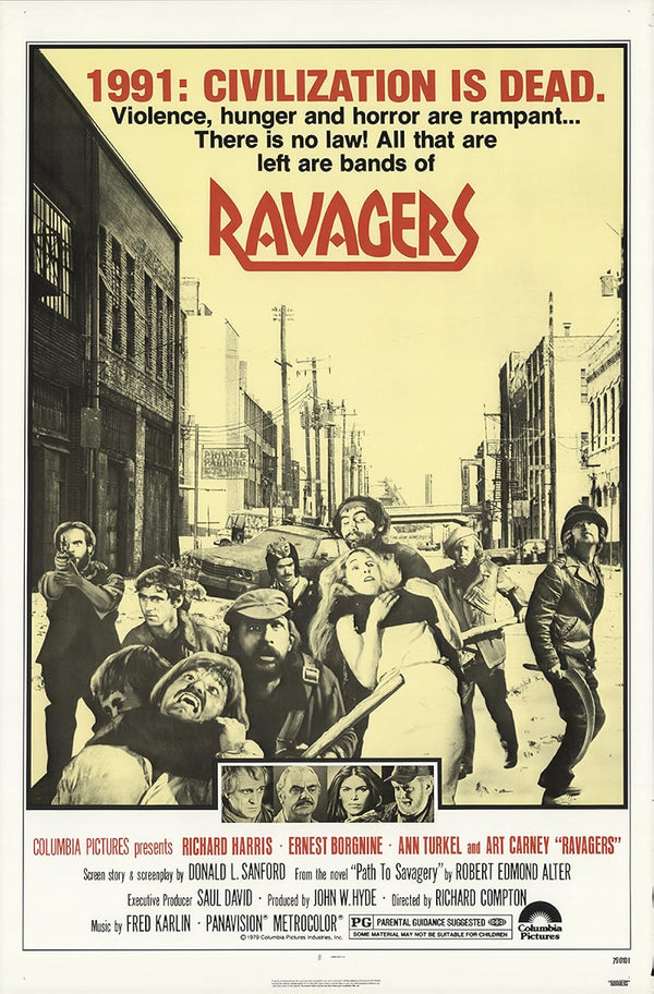 Ravagers 1979 Movie Poster - Drama, Fantasy, Sci-Fi Film Movie Poster | Film Wall Art Print