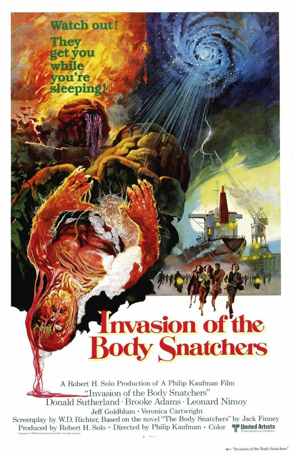 Invasion of the Body Snatchers (1978) Classic Horror Sci-Fi Thriller Movie Poster | Film Wall Art Print