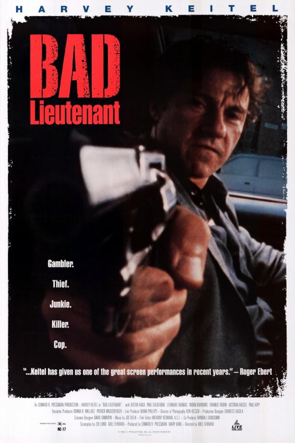Bad Lieutenant (1992) – Crime, Drama, Thriller Movie Poster Movie Poster | Film Wall Art Print