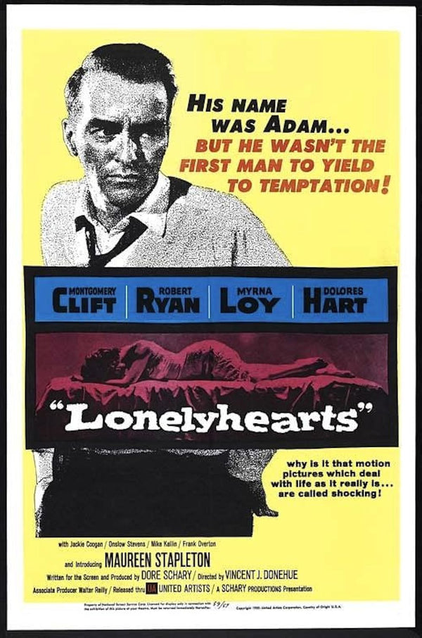 Lonelyhearts (1958) - Classic Drama Movie Poster | [YourSite] Movie Poster | Film Wall Art Print