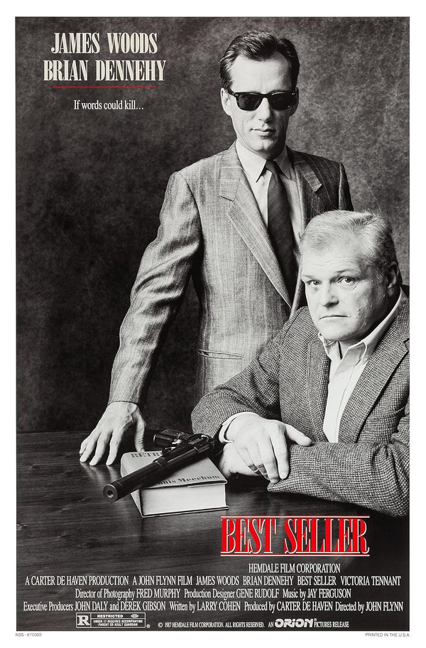 Best Seller (1987) - Action Crime Drama Movie Poster Movie Poster | Film Wall Art Print