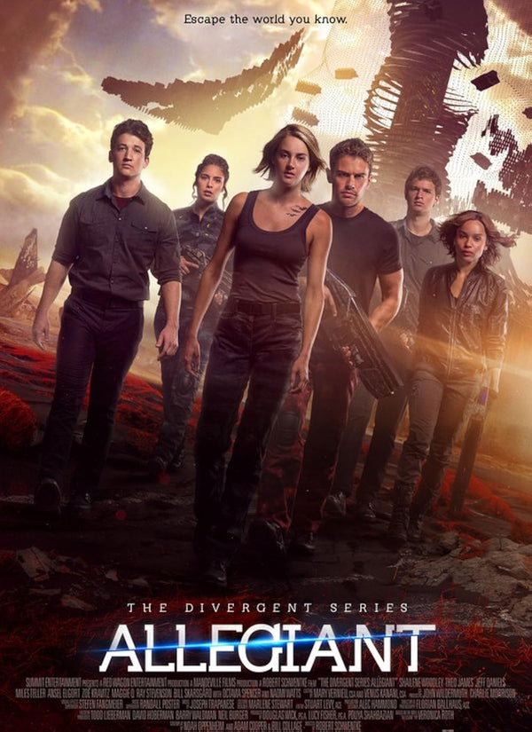 Allegiant (2016) Movie Poster – Animation, Action, Adventure Movie Poster | Film Wall Art Print
