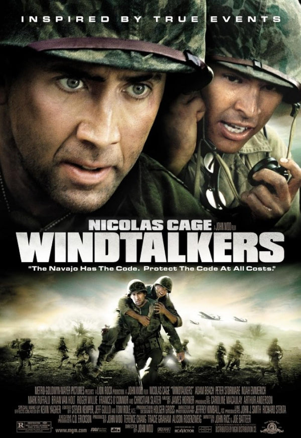 Windtalkers (2002) - Action, Drama, War Movie Poster Movie Poster | Film Wall Art Print