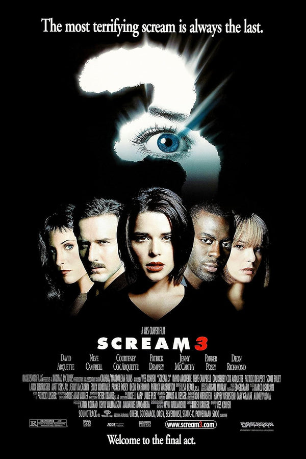 Scream 3 (2000) – Horror Mystery Movie Poster Movie Poster | Film Wall Art Print