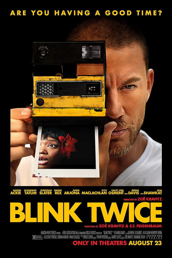 Blink Twice (2024) - A Gripping Mystery Thriller Movie Poster Movie Poster | Film Wall Art Print