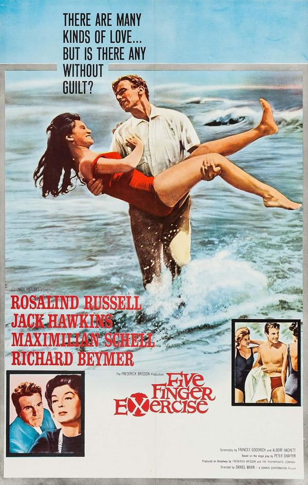 Five Finger Exercise (1962) Drama Poster – Nostalgic Film Art Movie Poster | Film Wall Art Print