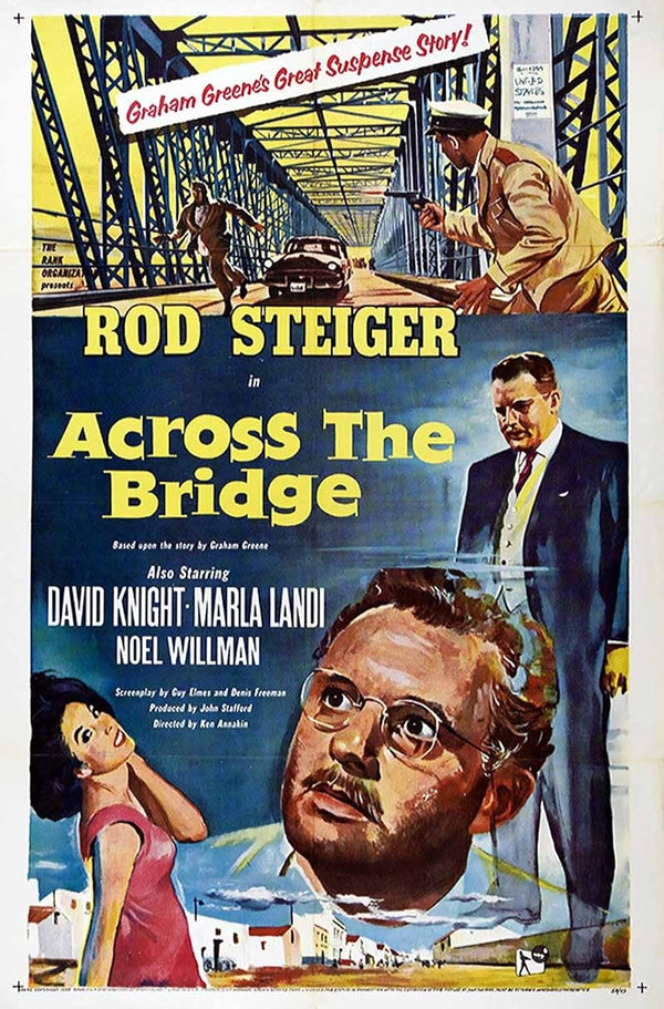 Across The Bridge (1957) – Crime Thriller Drama Poster Movie Poster | Film Wall Art Print