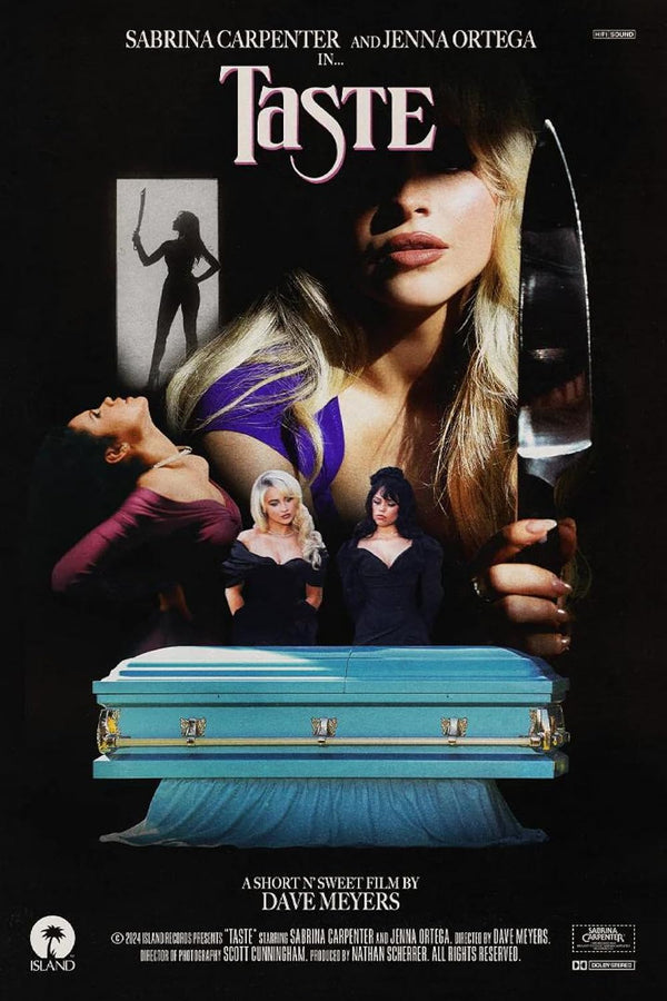 Sabrina Carpenter's Chilling Comedy Horror Music Video Poster Movie Poster | Film Wall Art Print