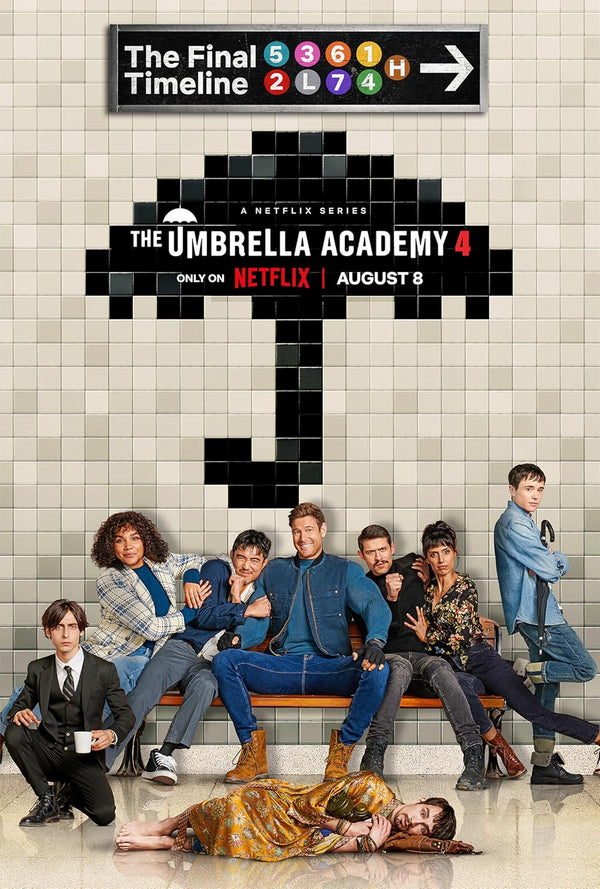 Umbrella Academy: Action, Adventure, Comedy TV Series Movie Poster | Film Wall Art Print