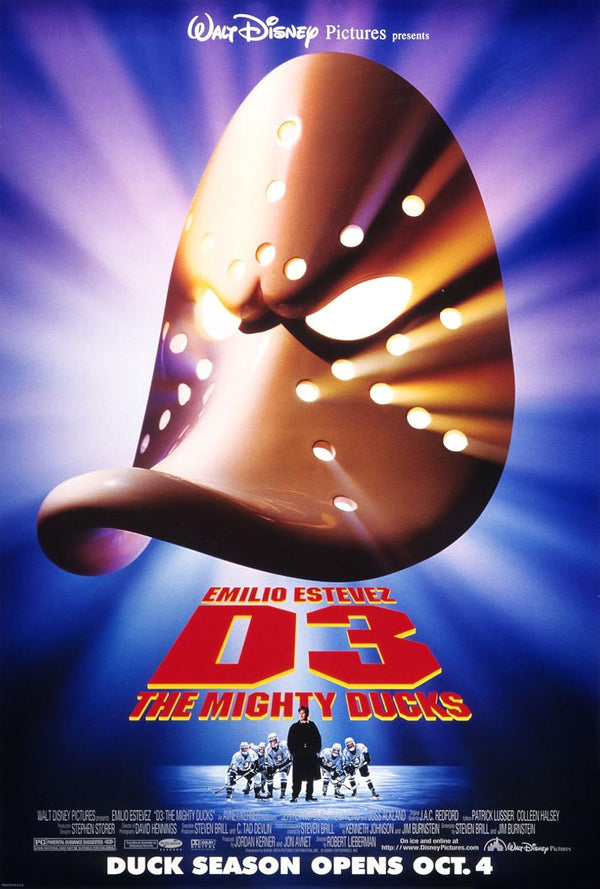 D3 Mighty Ducks 3 (1996) Action Comedy Drama Movie Poster Movie Poster | Film Wall Art Print