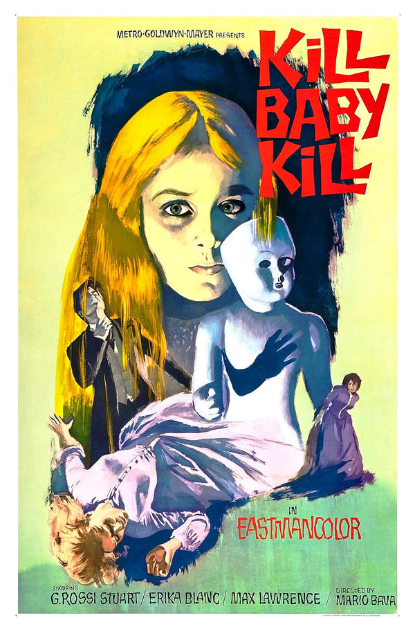 Kill Baby Kill & Sound of Horror (1966) – Drama, Horror, Mystery Thriller Movie Poster | Film Wall Art Print