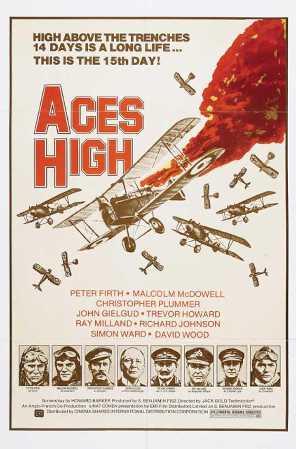 Aces High (1976) Movie Poster – Action, Drama, War Film Movie Poster | Film Wall Art Print