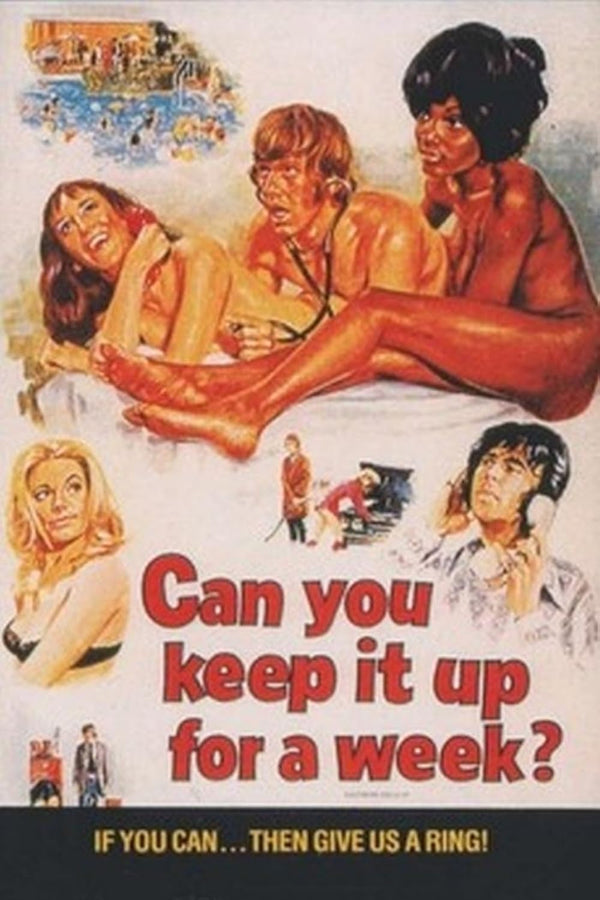 Can You Keep It Up for a Week? (1974) – Hilarious Classic Comedy... Movie Poster | Film Wall Art Print