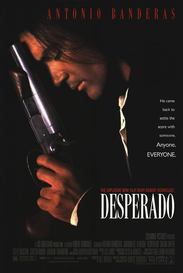 Desperado (1995) - Action Movie by Robert Rodriguez Movie Poster | Film Wall Art Print