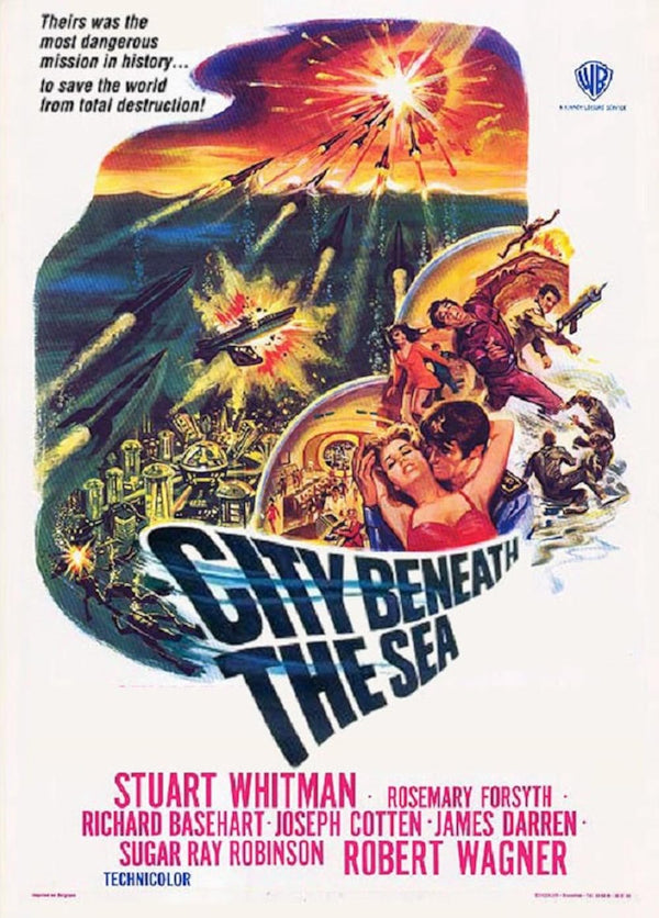 City Beneath The Sea: Action-Packed Sci-Fi Adventure Movie Poster | Film Wall Art Print