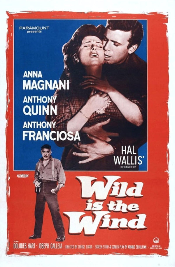 Wild Is The Wind (1957) - Classic Drama Movie Poster Movie Poster | Film Wall Art Print