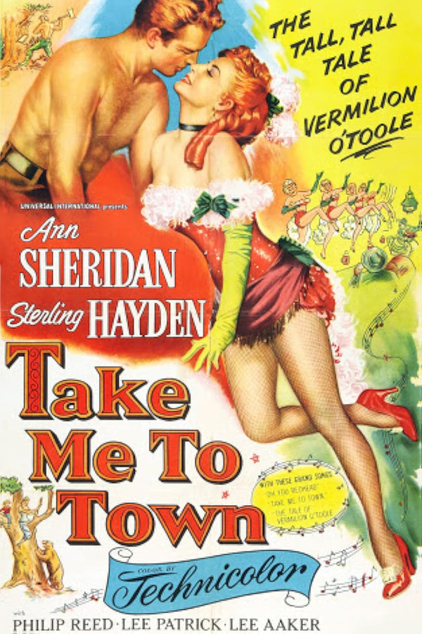 Take Me to Town (1953) - Classic Adventure Comedy Romance Poster Movie Poster | Film Wall Art Print
