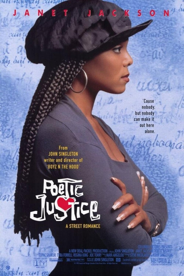 Poetic Justice (1993) - Romantic Drama Movie Poster Movie Poster | Film Wall Art Print